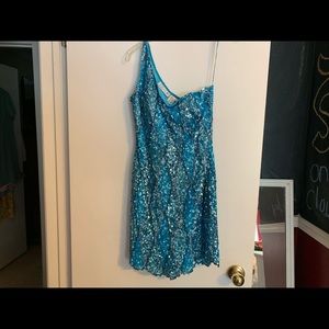Scala Blue Mini Dress